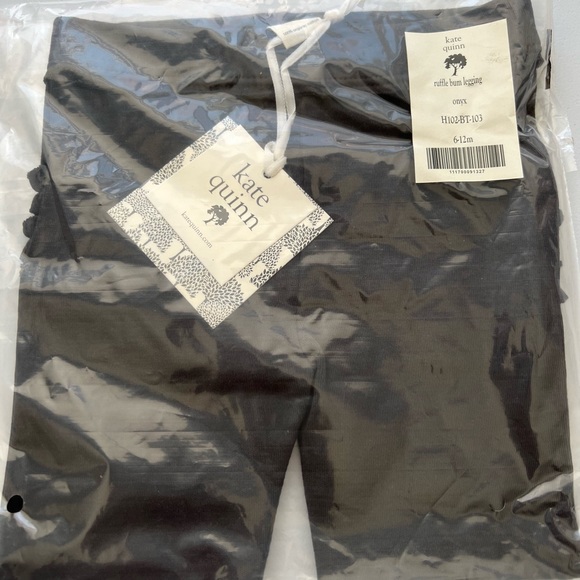 NWT Kate Quinn onyx ruffle bum legging size 6-12 months - Picture 6 of 8